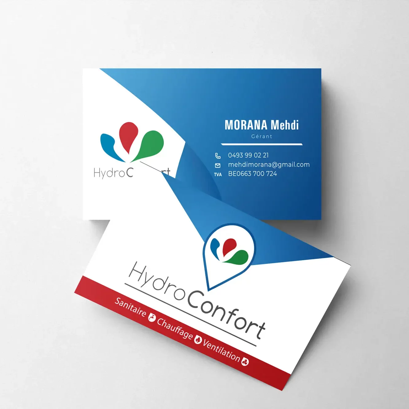 création graphique - cartes de visite